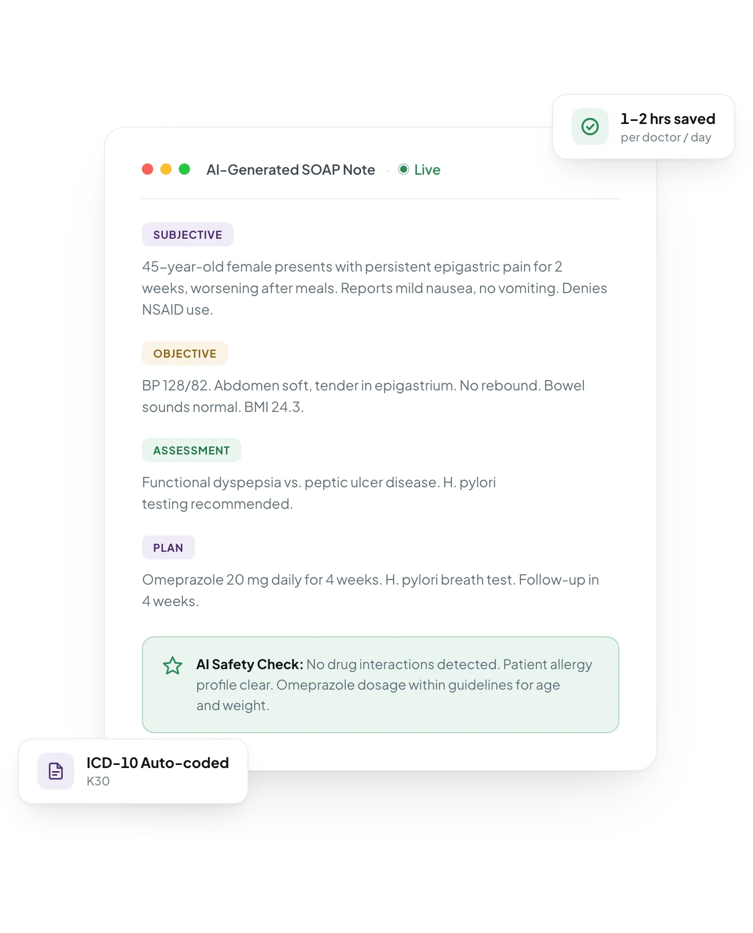 AI Clinical Assistant & EHR.